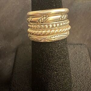 Silpada Designs sterling silver Stacked Ring Set